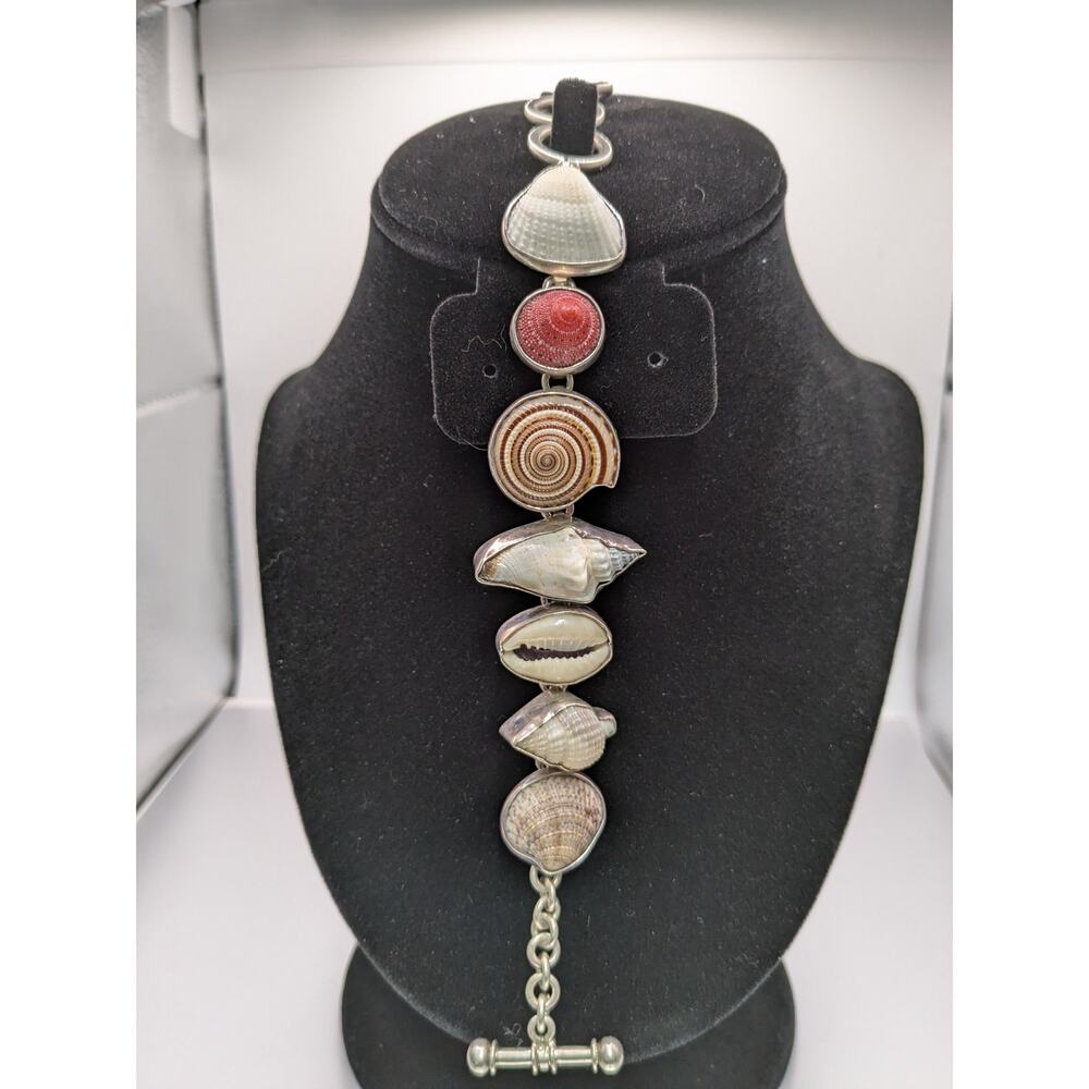 Shell Bracelet Natural Seashell Beach Jewelry Boho Coastal Adjustable
